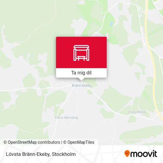 Lövsta Bränn-Ekeby karta