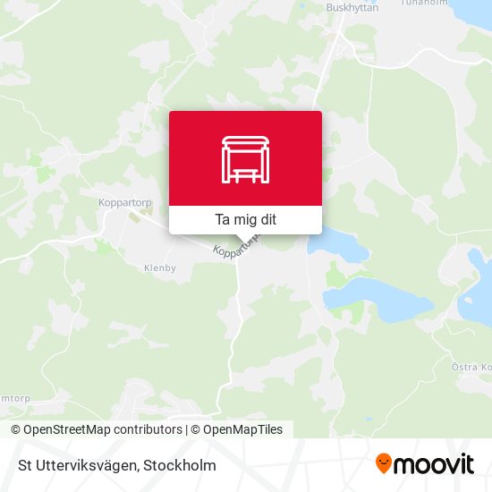 St Utterviksvägen karta