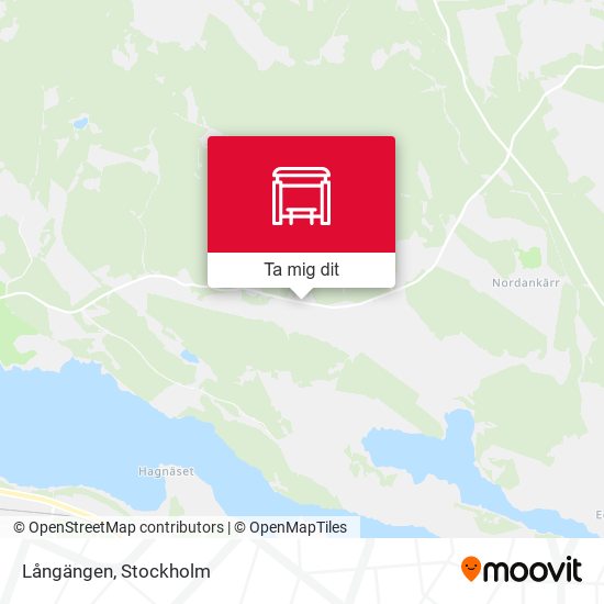Långängen karta