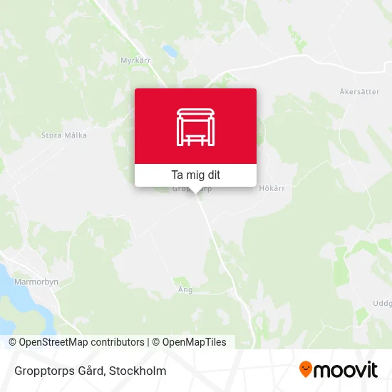 Gropptorps Gård karta