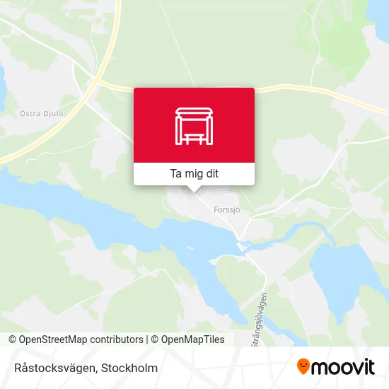 Råstocksvägen karta