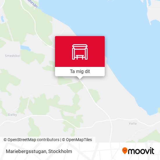 Mariebergsstugan karta