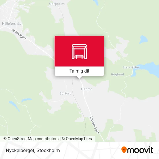 Nyckelberget karta