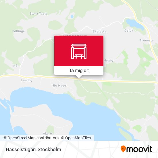 Hässelstugan karta