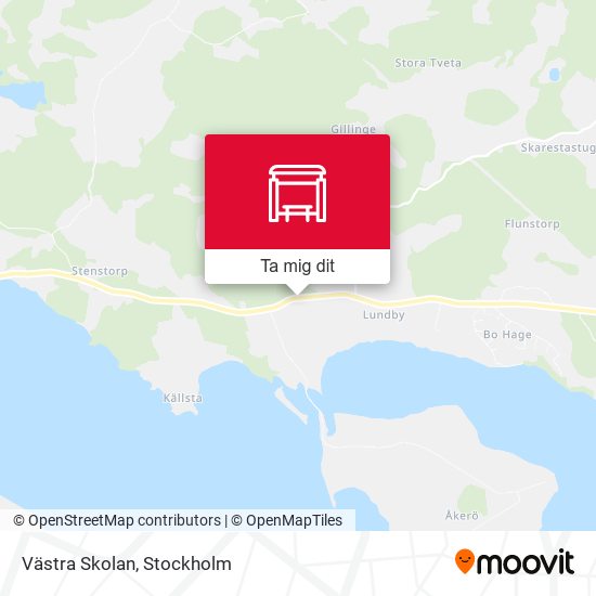 Västra Skolan karta