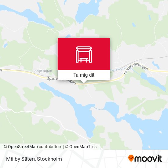 Mälby Säteri karta