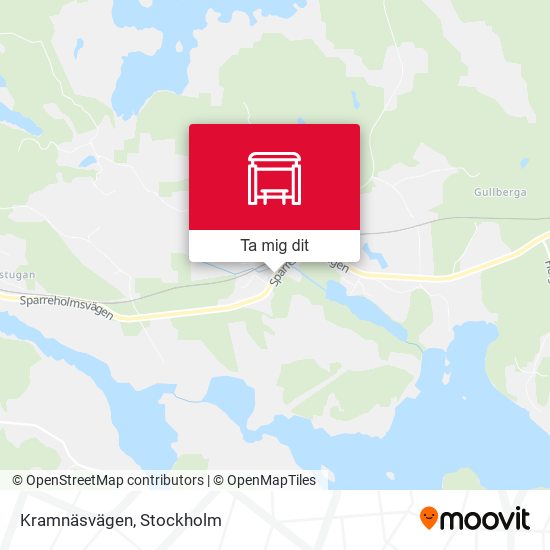 Kramnäsvägen karta