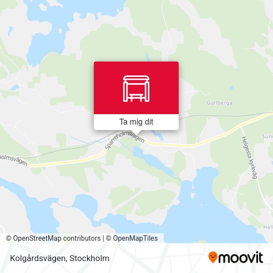 Kolgårdsvägen karta