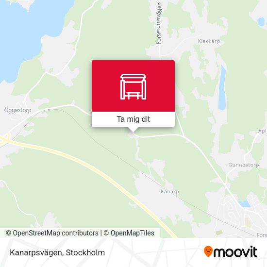 Kanarpsvägen karta