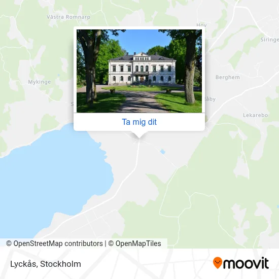 Lyckås karta