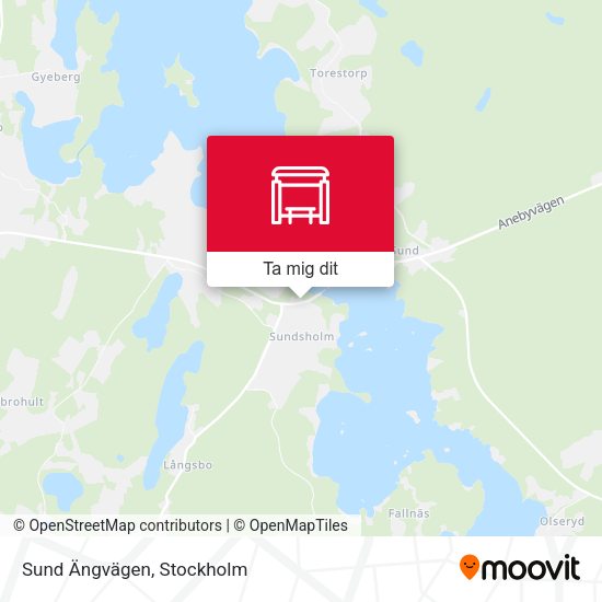 Sund Ängvägen karta
