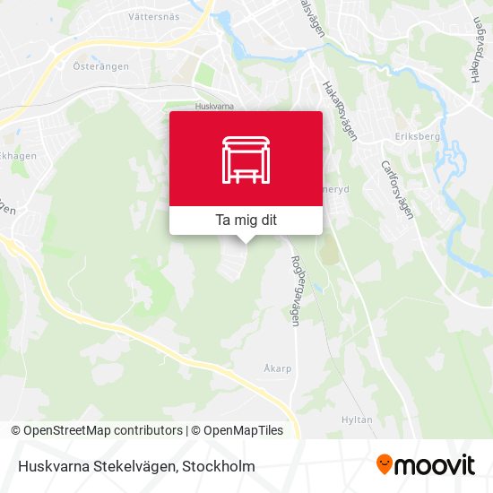 Huskvarna Stekelvägen karta