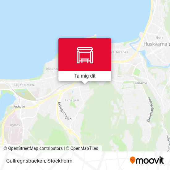 Gullregnsbacken karta