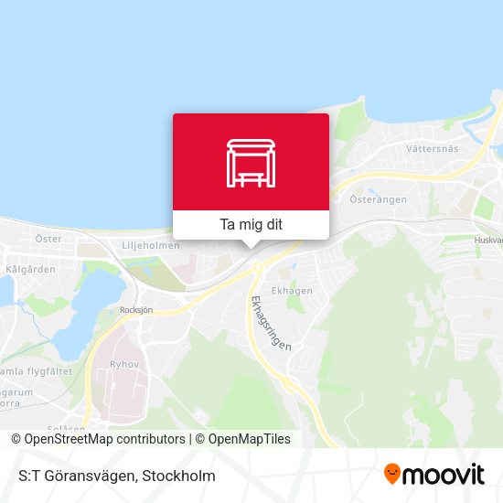 S:T Göransvägen karta