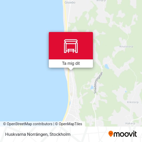 Huskvarna Norrängen karta