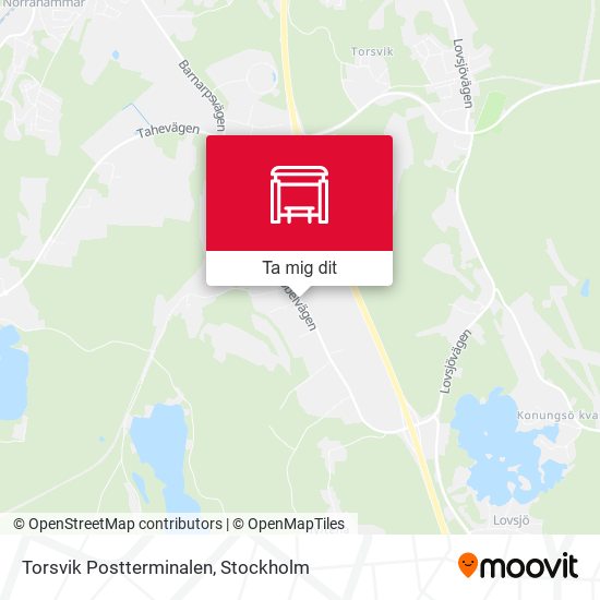 Torsvik Postterminalen karta