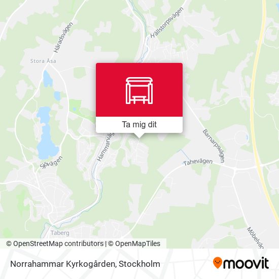 Norrahammar Kyrkogården karta