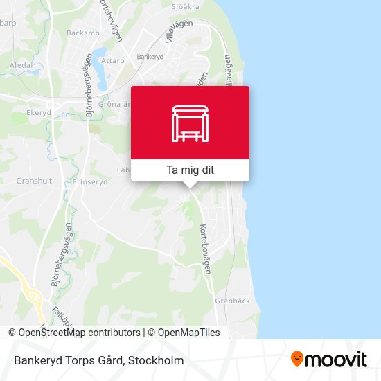 Bankeryd Torps Gård karta