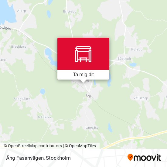 Äng Fasanvägen karta