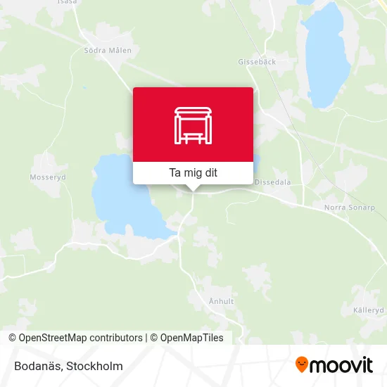 Bodanäs karta