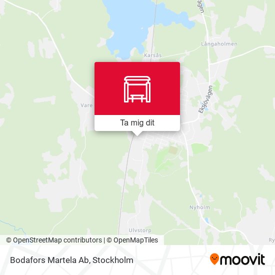 Bodafors Martela Ab karta