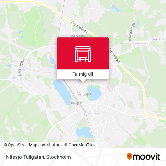 Nässjö Tullgatan karta