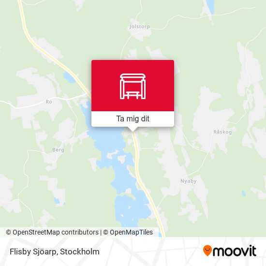 Flisby Sjöarp karta