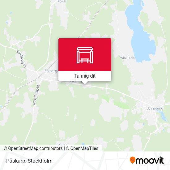 Påskarp karta