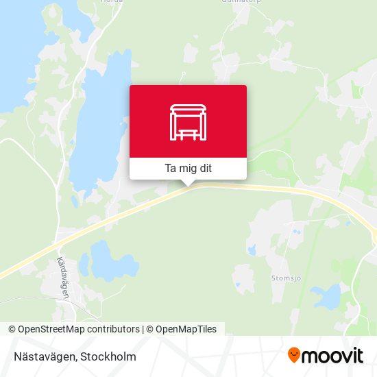 Nästavägen karta