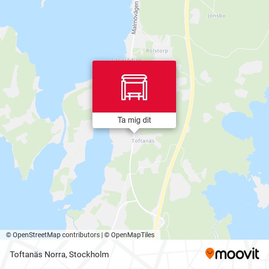 Toftanäs Norra karta