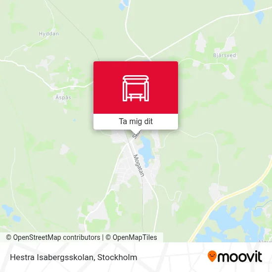 Hestra Isabergsskolan karta