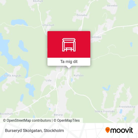 Burseryd Skolgatan karta