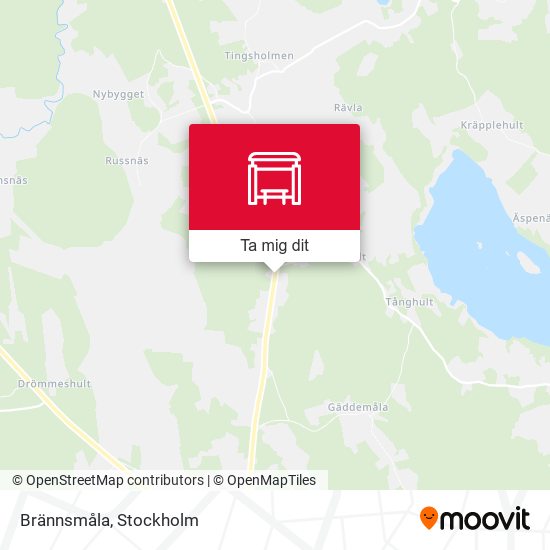 Brännsmåla karta