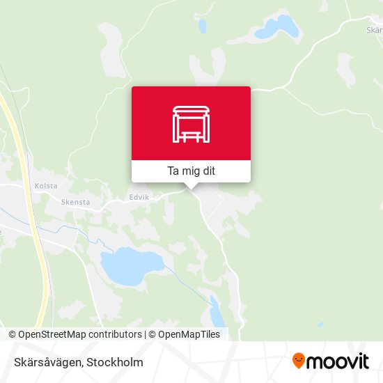 Skärsåvägen karta