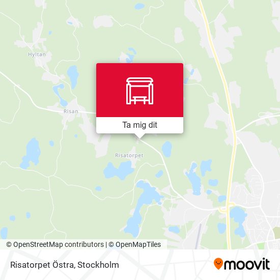 Risatorpet Östra karta