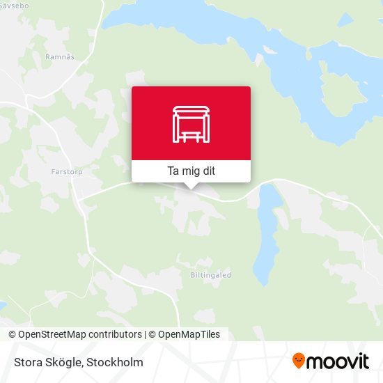 Stora Skögle karta
