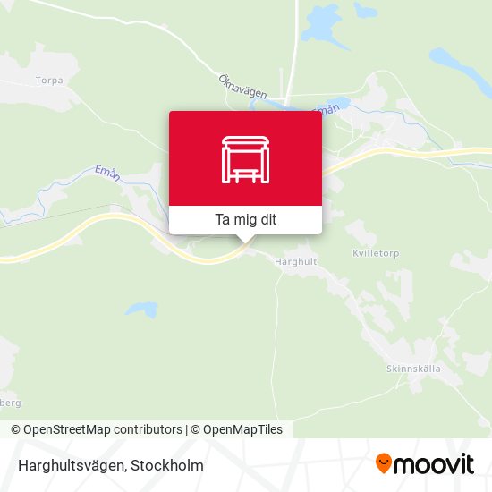 Harghultsvägen karta