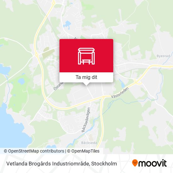 Vetlanda Brogårds Industriområde karta