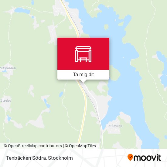 Tenbäcken Södra karta