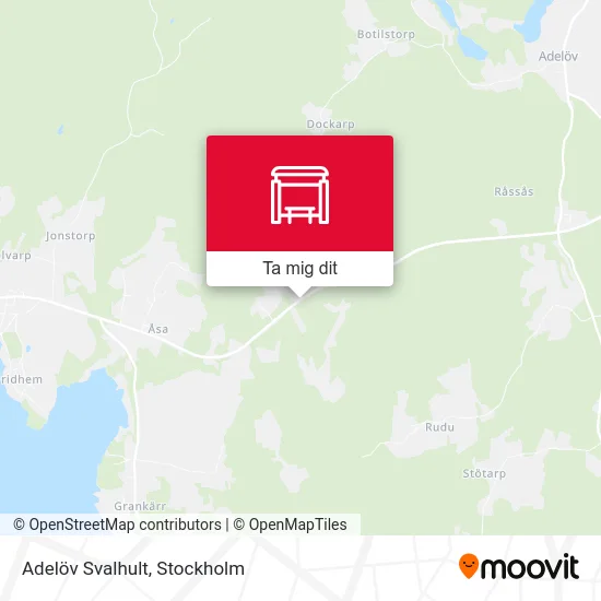 Adelöv Svalhult karta