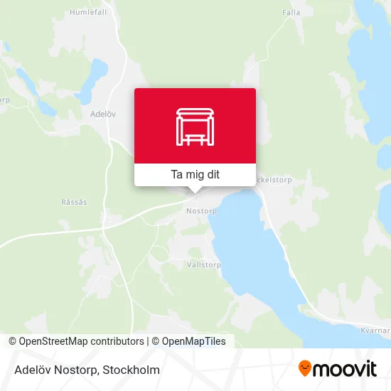 Adelöv Nostorp karta