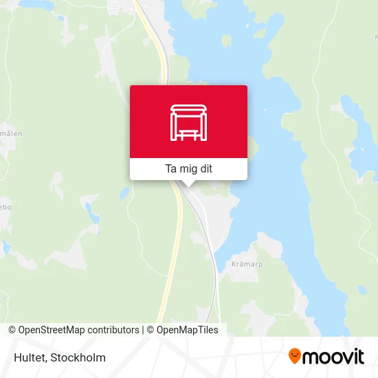 Hultet karta
