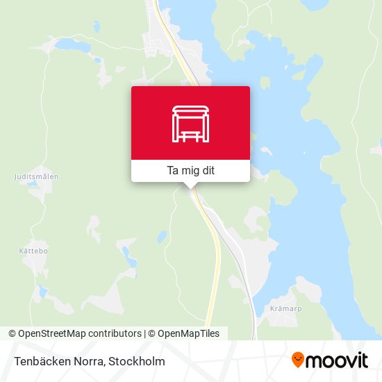 Tenbäcken Norra karta