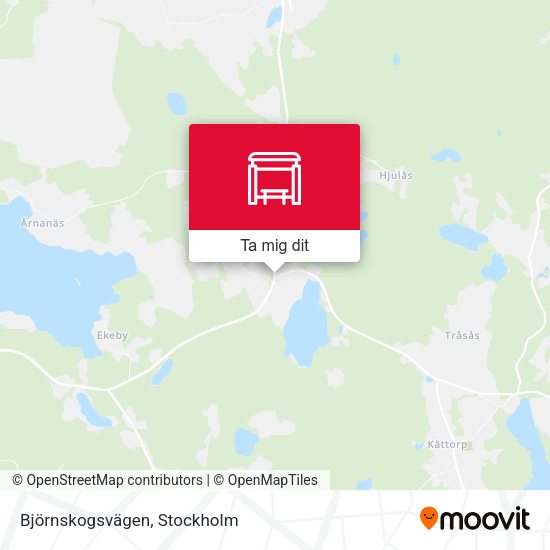 Björnskogsvägen karta