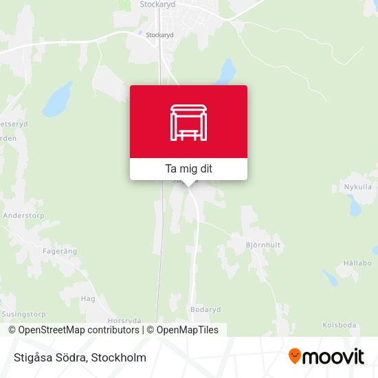 Stigåsa Södra karta