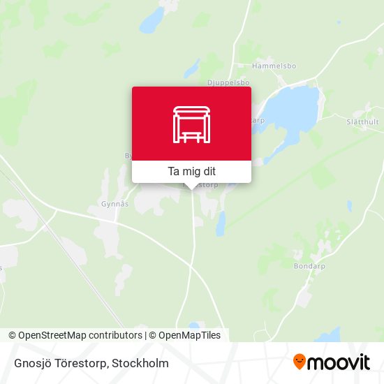 Gnosjö Törestorp karta