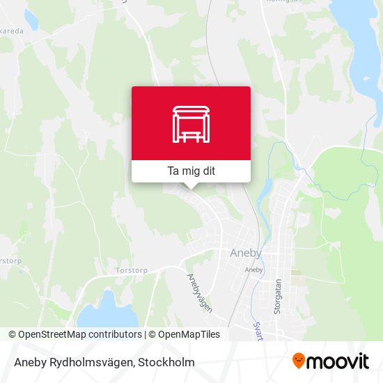 Aneby Rydholmsvägen karta