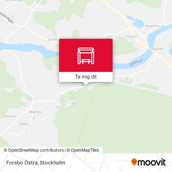 Forsbo Östra karta