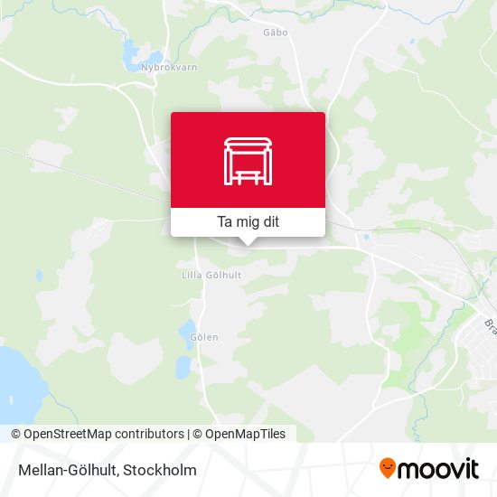 Mellan-Gölhult karta