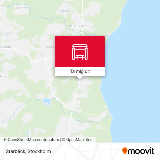 Starbäck karta